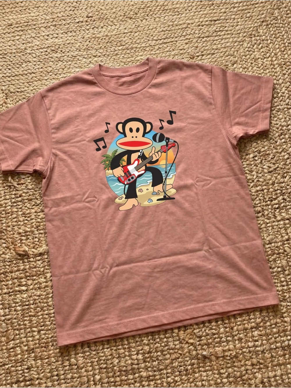 Graphic Monkey Guitar Tee